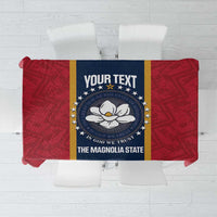 United States Mississippi Tablecloth Magnolia State Flag Style
