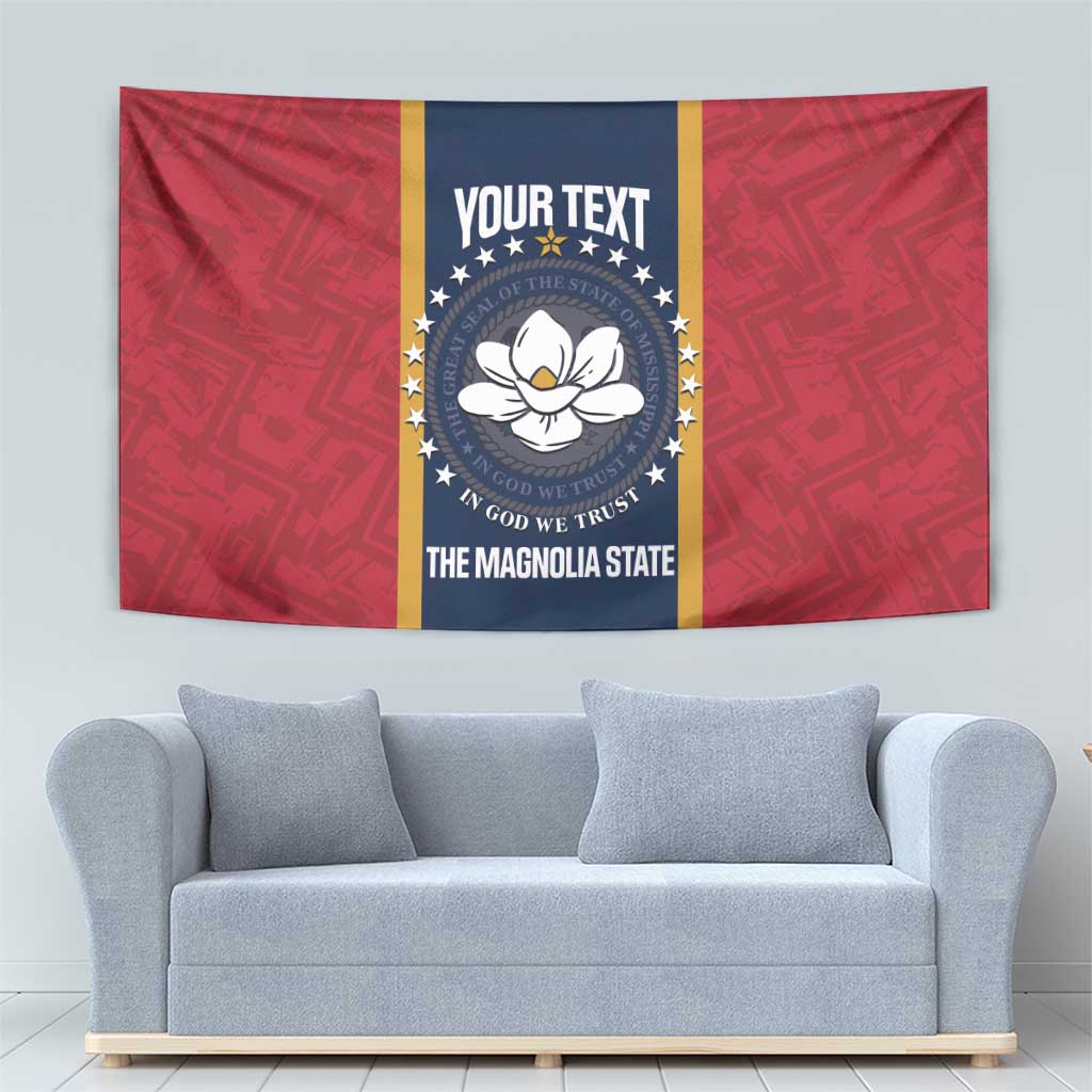 United States Mississippi Tapestry Magnolia State Flag Style