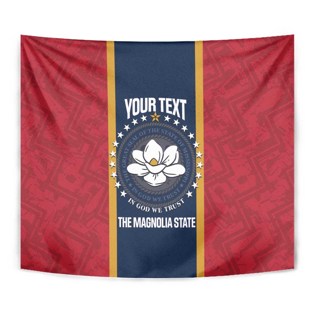 United States Mississippi Tapestry Magnolia State Flag Style