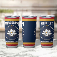 United States Mississippi Tumbler Cup Magnolia State Flag Style