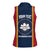 United States Mississippi Women Sleeveless Polo Shirt Magnolia State Flag Style