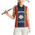 United States Mississippi Women Sleeveless Polo Shirt Magnolia State Flag Style