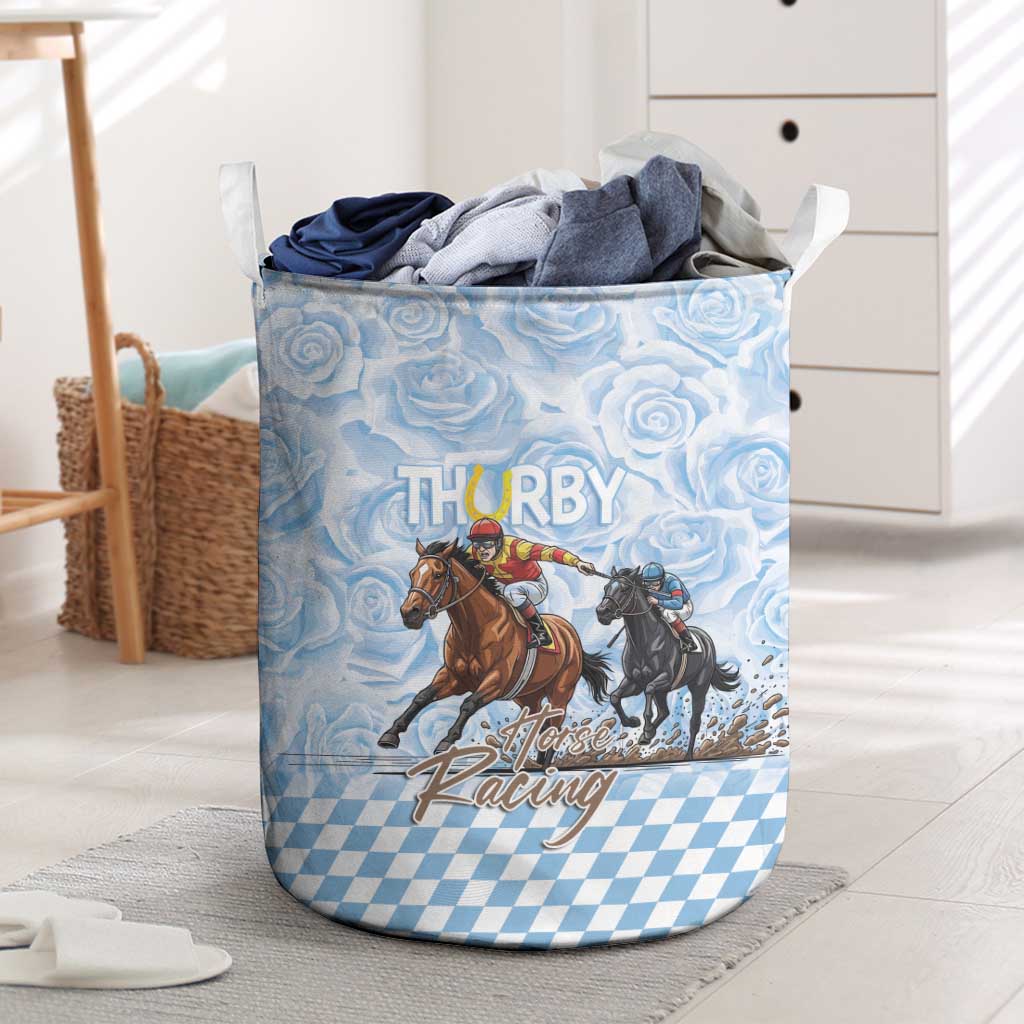 Kentucky Horse Racing Thurby Laundry Basket
