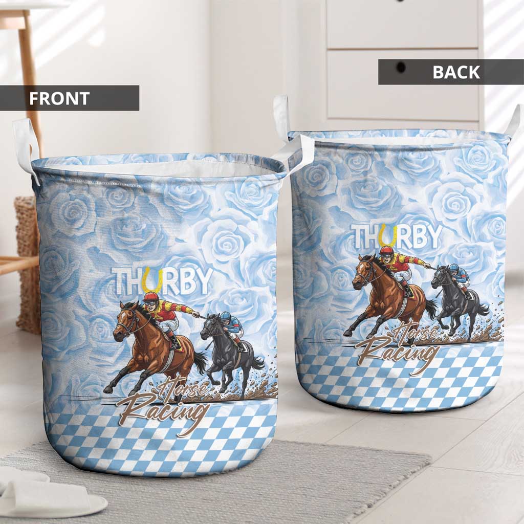 Kentucky Horse Racing Thurby Laundry Basket