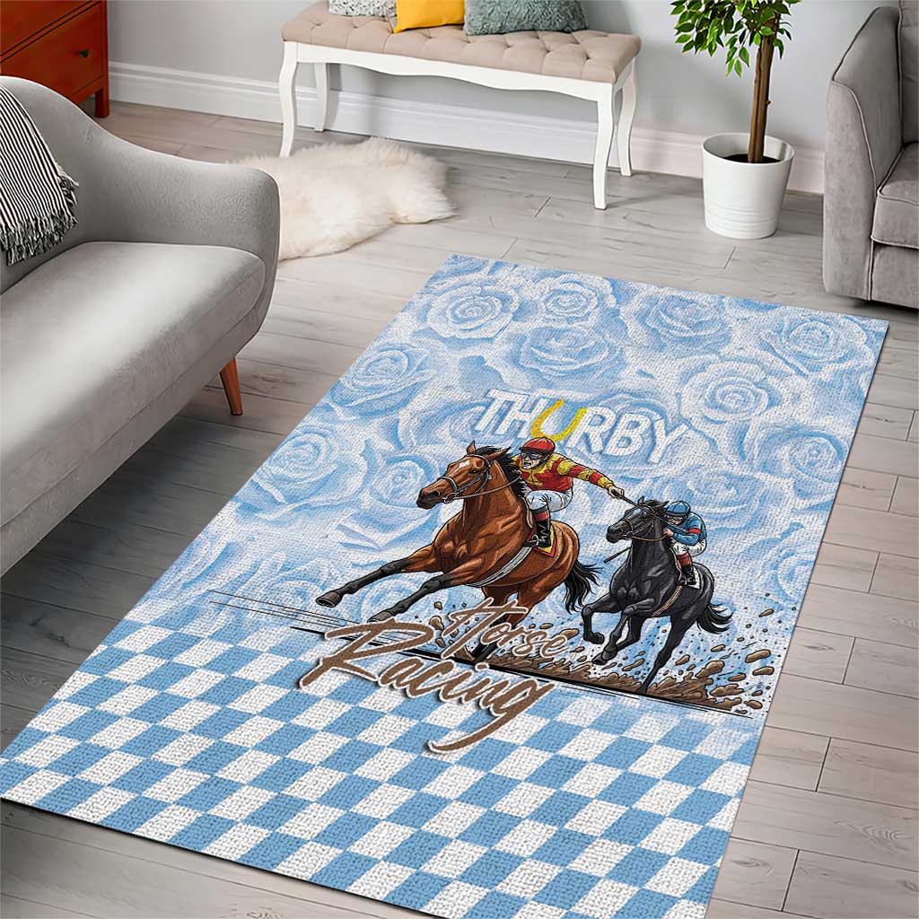 Kentucky Horse Racing Thurby Area Rug