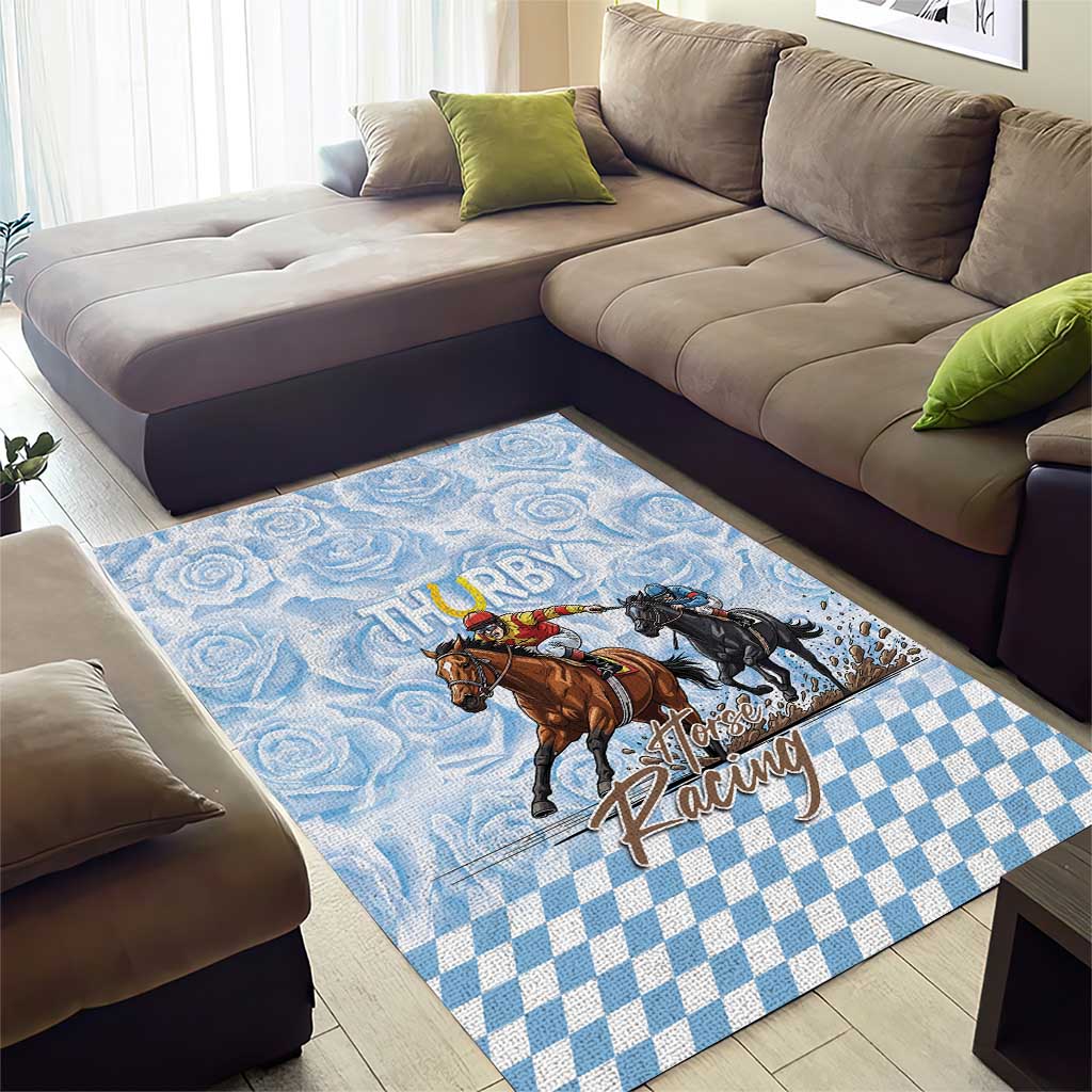 Kentucky Horse Racing Thurby Area Rug