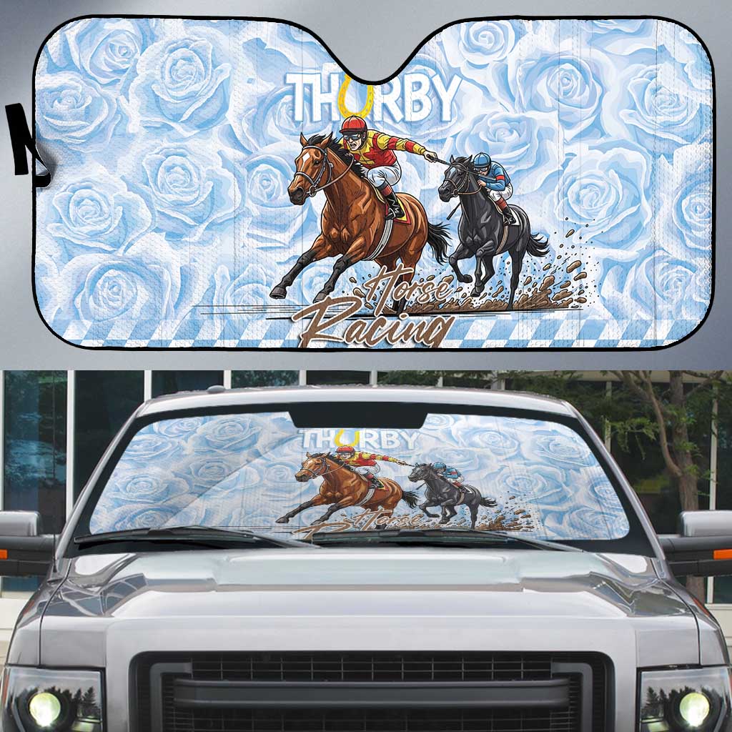 Kentucky Horse Racing Thurby Auto Sun Shade