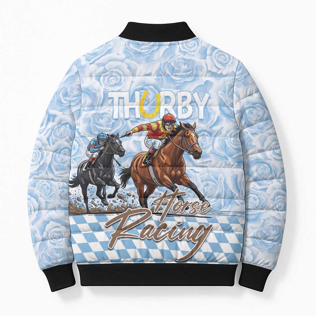Kentucky Horse Racing Thurby Bomber Puffer Jacket