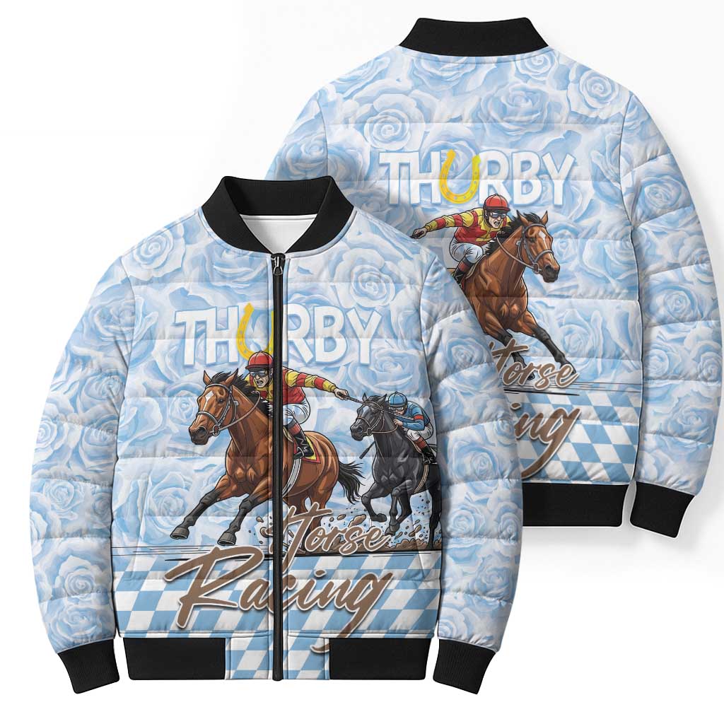 Kentucky Horse Racing Thurby Bomber Puffer Jacket