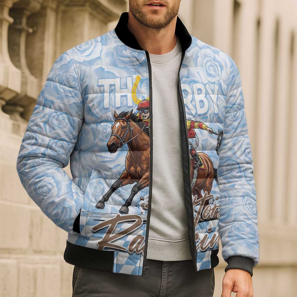Kentucky Horse Racing Thurby Bomber Puffer Jacket