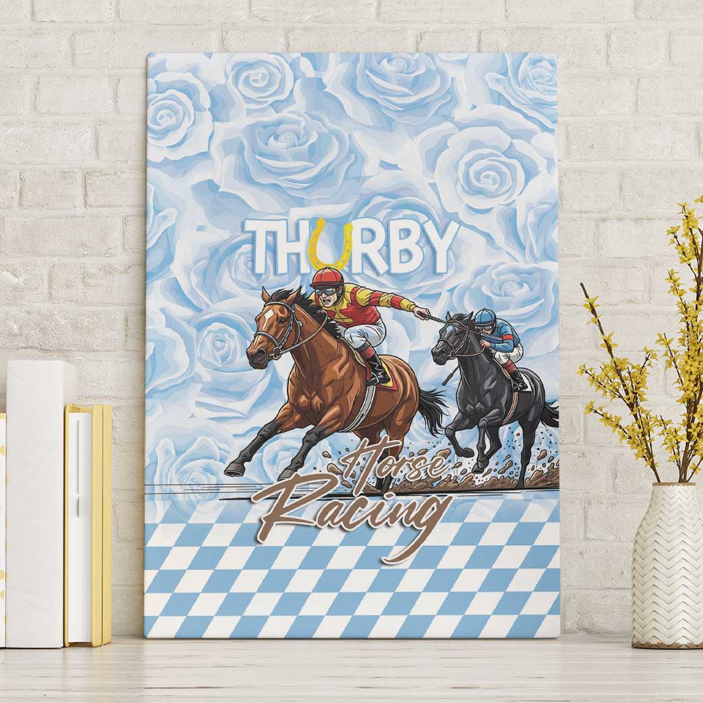 Kentucky Horse Racing Thurby Canvas Wall Art