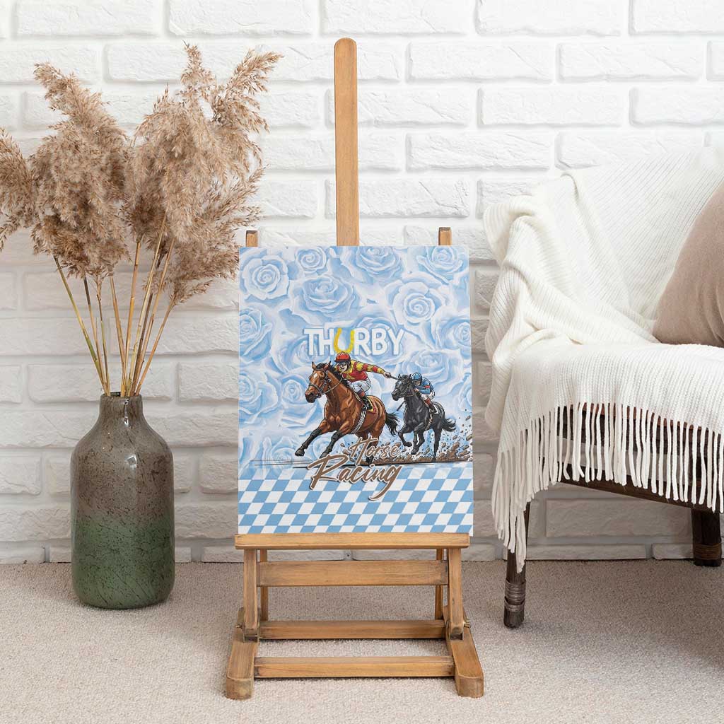 Kentucky Horse Racing Thurby Canvas Wall Art