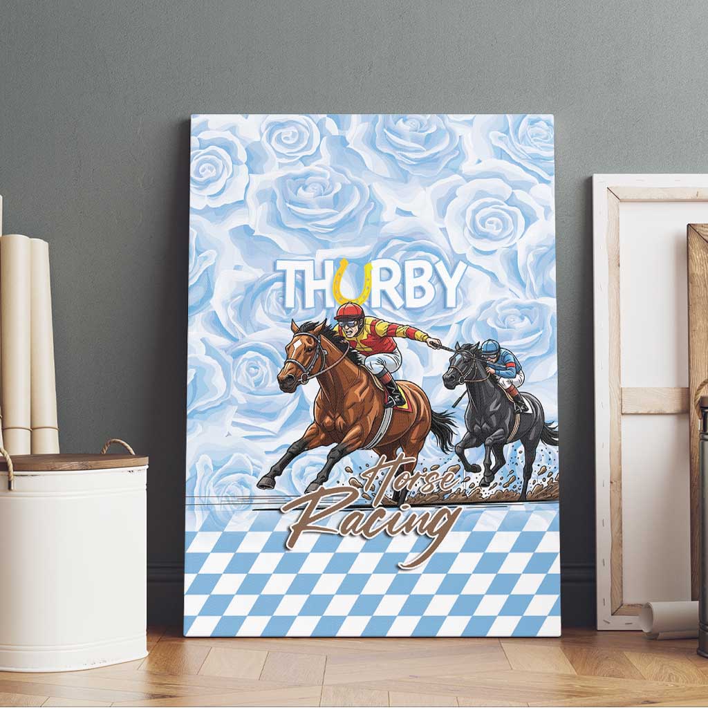 Kentucky Horse Racing Thurby Canvas Wall Art