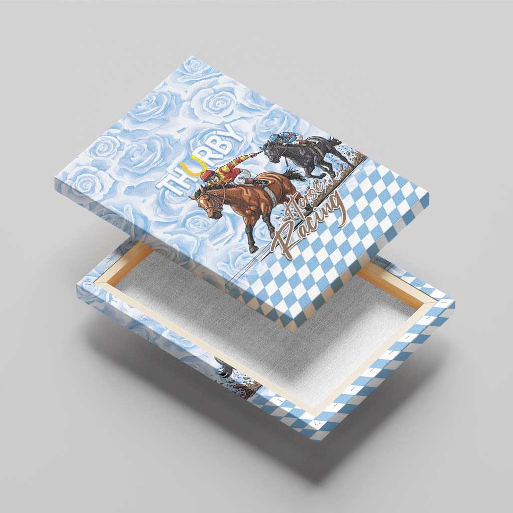 Kentucky Horse Racing Thurby Canvas Wall Art