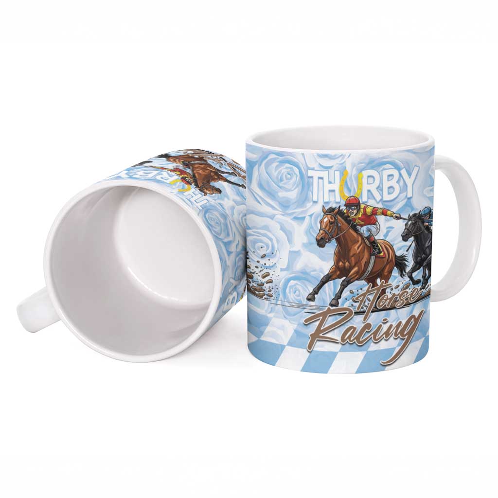 Kentucky Horse Racing Thurby Ceramic Mug