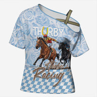 Kentucky Horse Racing Thurby Cross Shoulder Shirt