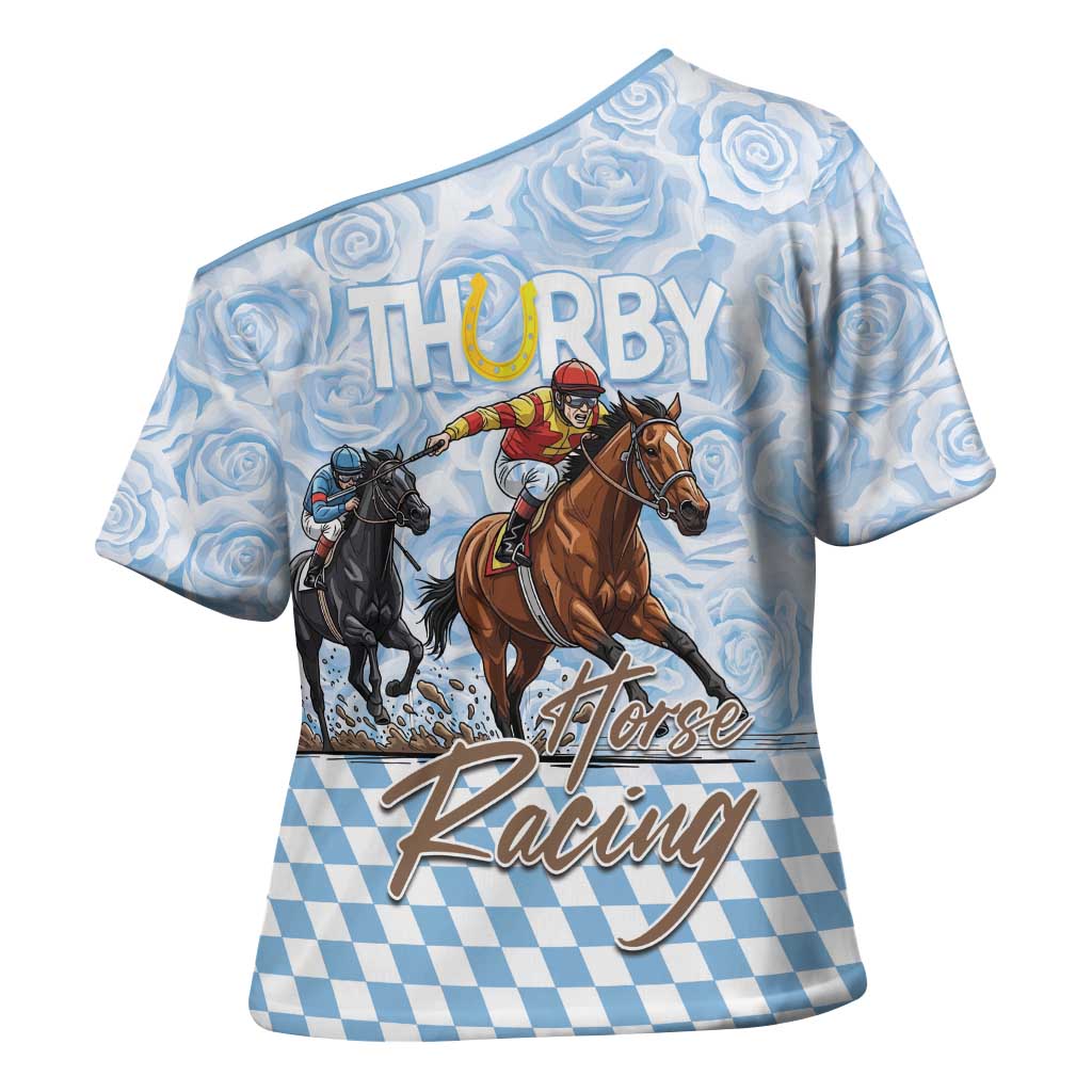 Kentucky Horse Racing Thurby Cross Shoulder Shirt
