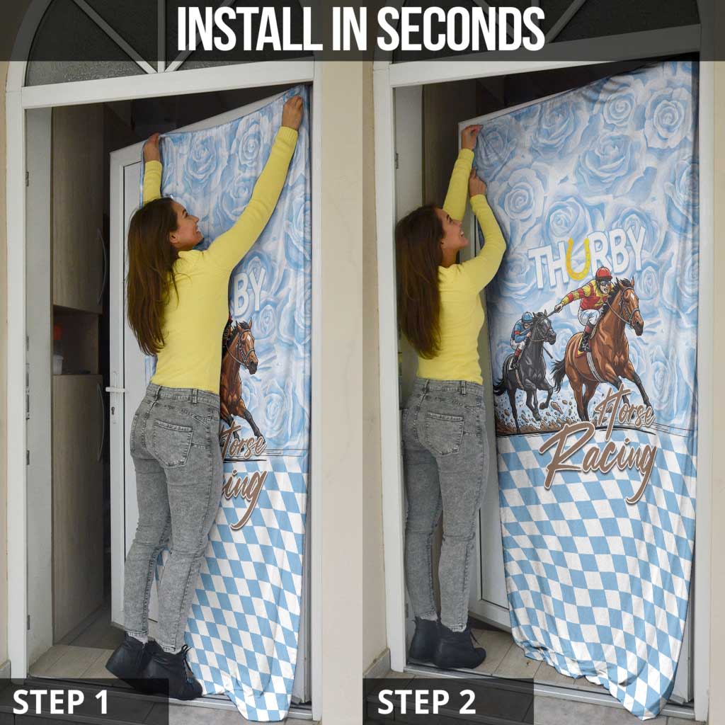 Kentucky Horse Racing Thurby Door Cover