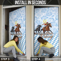 Kentucky Horse Racing Thurby Door Cover