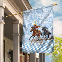 Kentucky Horse Racing Thurby Garden Flag