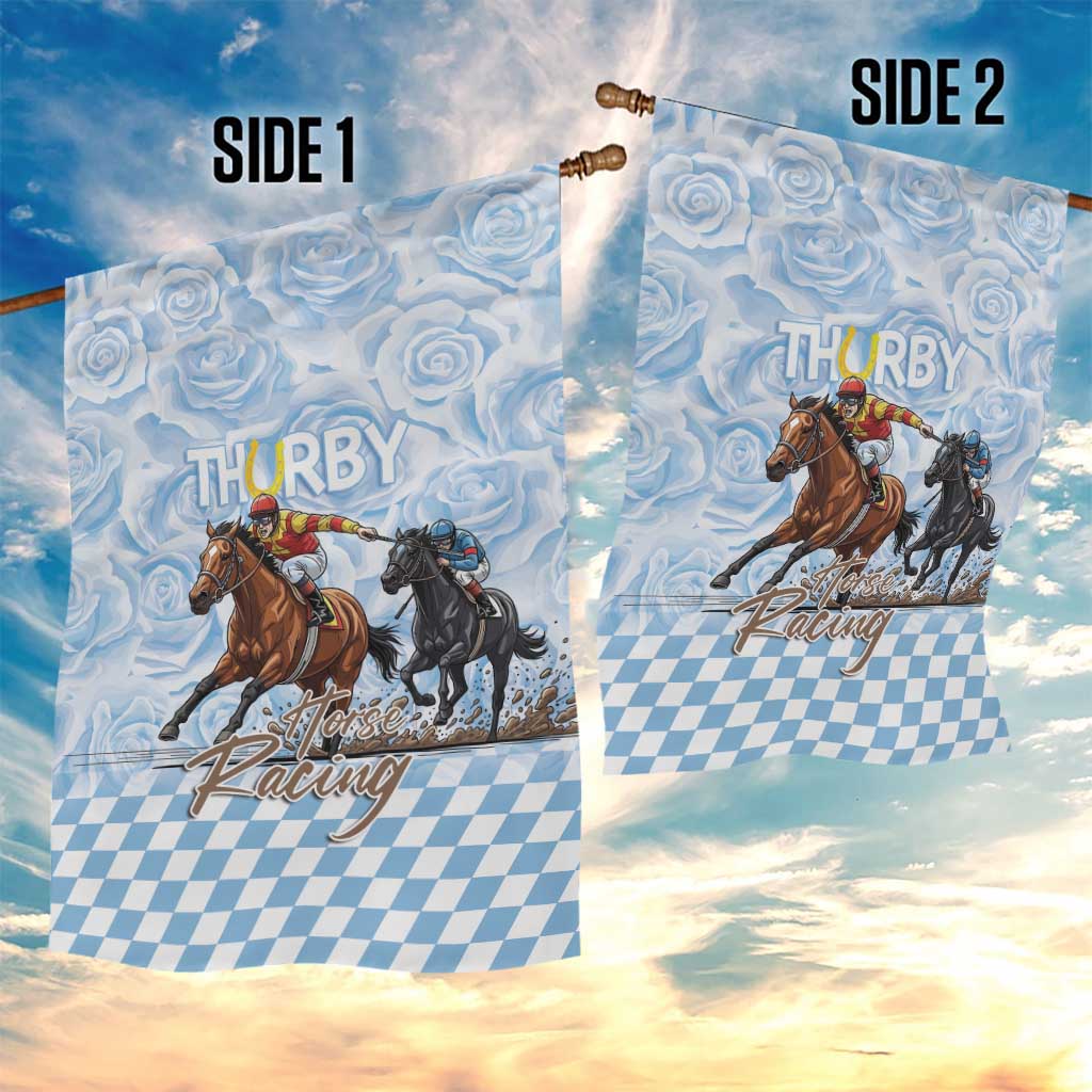 Kentucky Horse Racing Thurby Garden Flag