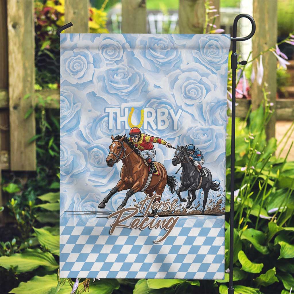 Kentucky Horse Racing Thurby Garden Flag
