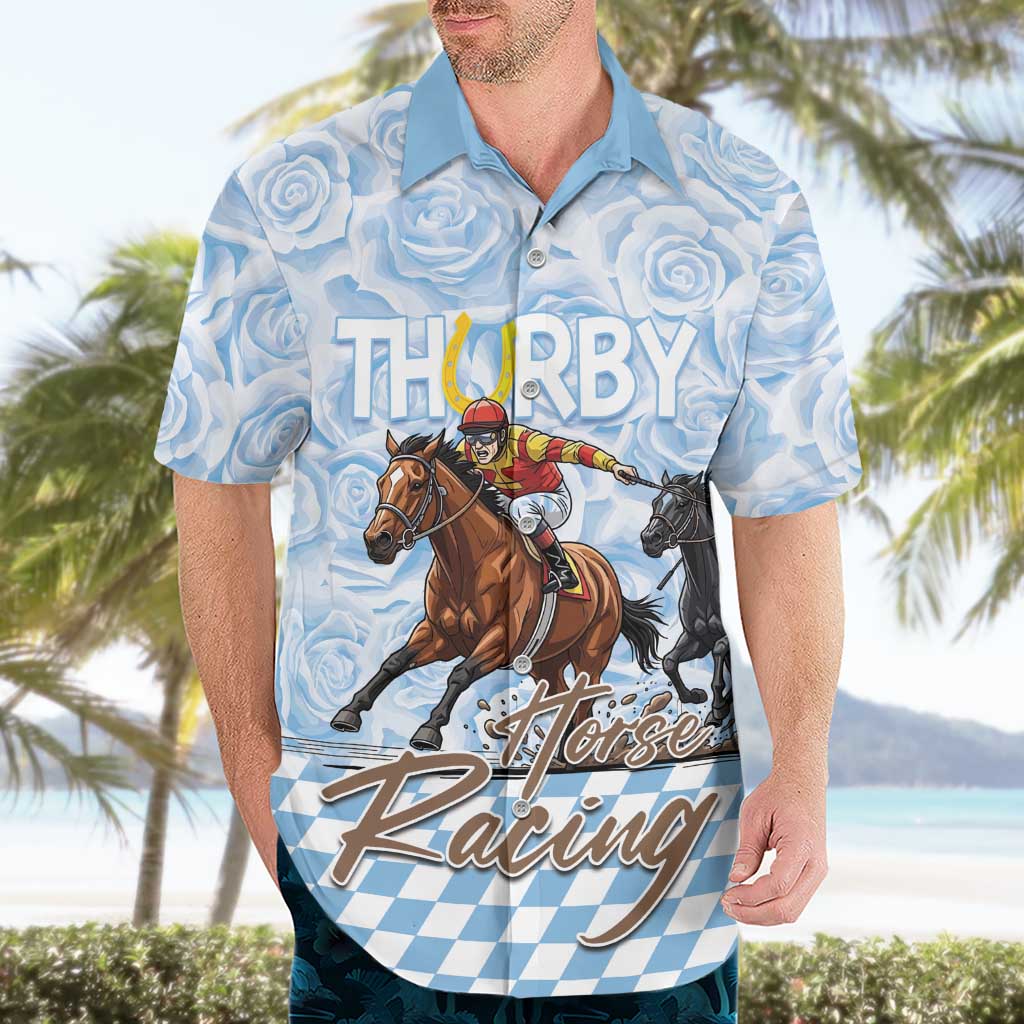 Kentucky Horse Racing Thurby Hawaiian Shirt