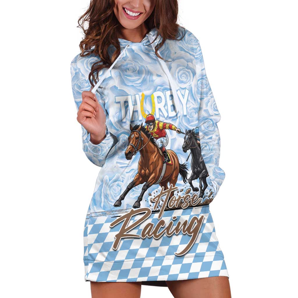 Kentucky Horse Racing Thurby Hoodie Dress