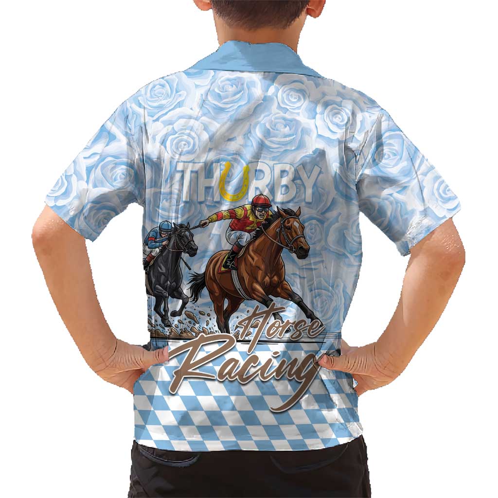 Kentucky Horse Racing Thurby Kid Hawaiian Shirt