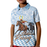 Kentucky Horse Racing Thurby Kid Polo Shirt