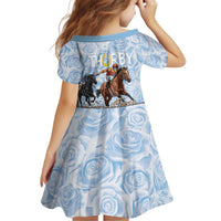 Kentucky Horse Racing Thurby Kid Short Sleeve Dress