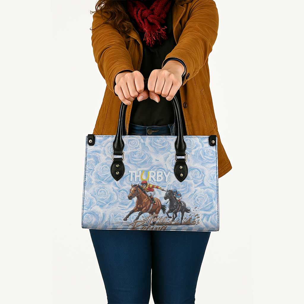 Kentucky Horse Racing Thurby Leather Bag