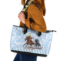 Kentucky Horse Racing Thurby Leather Tote Bag