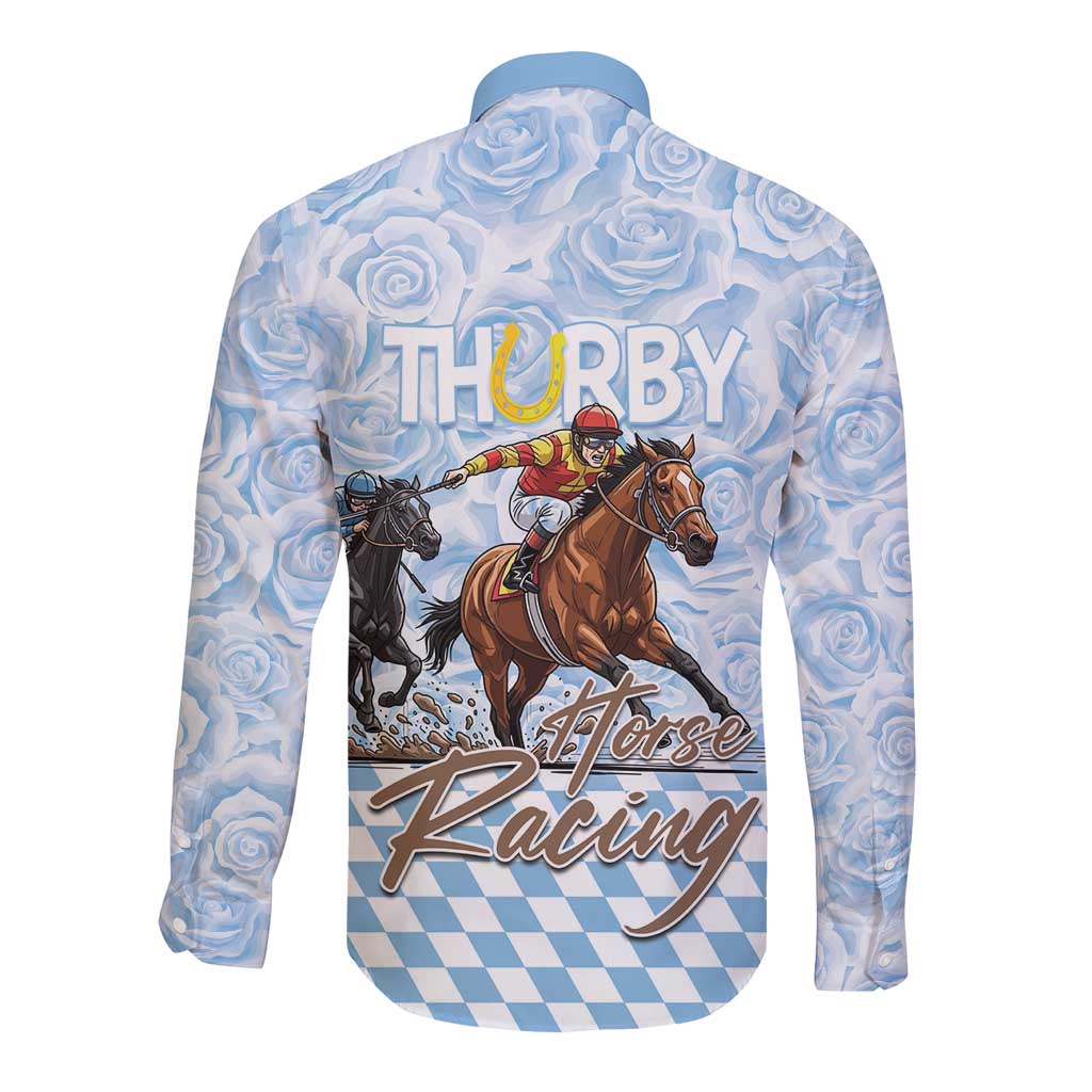 Kentucky Horse Racing Thurby Long Sleeve Button Shirt