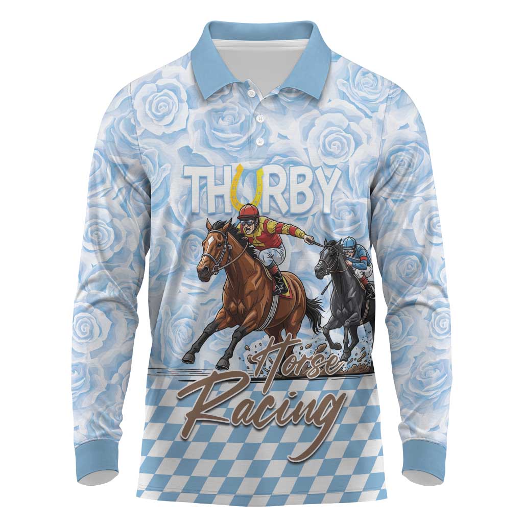 Kentucky Horse Racing Thurby Long Sleeve Polo Shirt