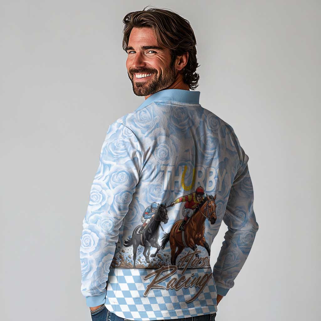 Kentucky Horse Racing Thurby Long Sleeve Polo Shirt