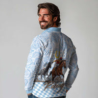 Kentucky Horse Racing Thurby Long Sleeve Polo Shirt