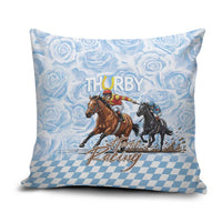 Kentucky Horse Racing Thurby Pillow Cover
