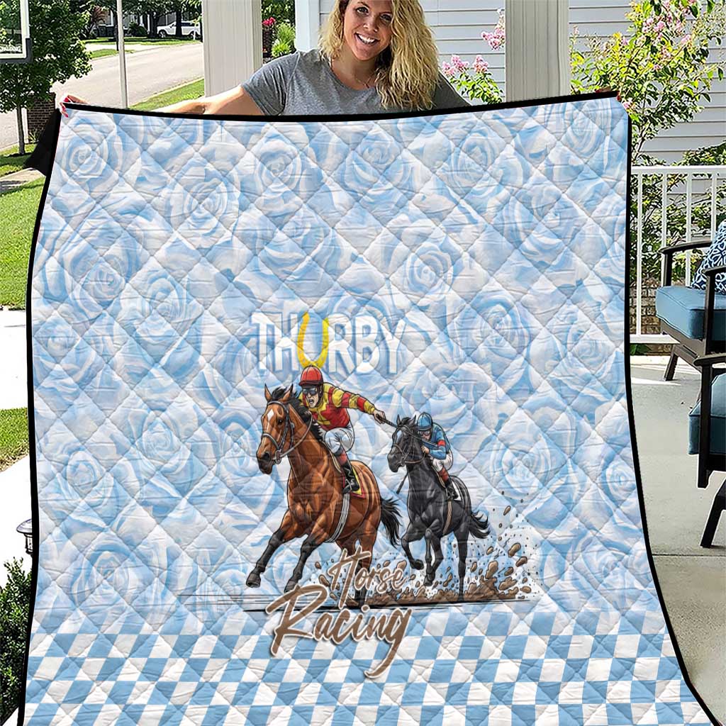 Kentucky Horse Racing Thurby Quilt