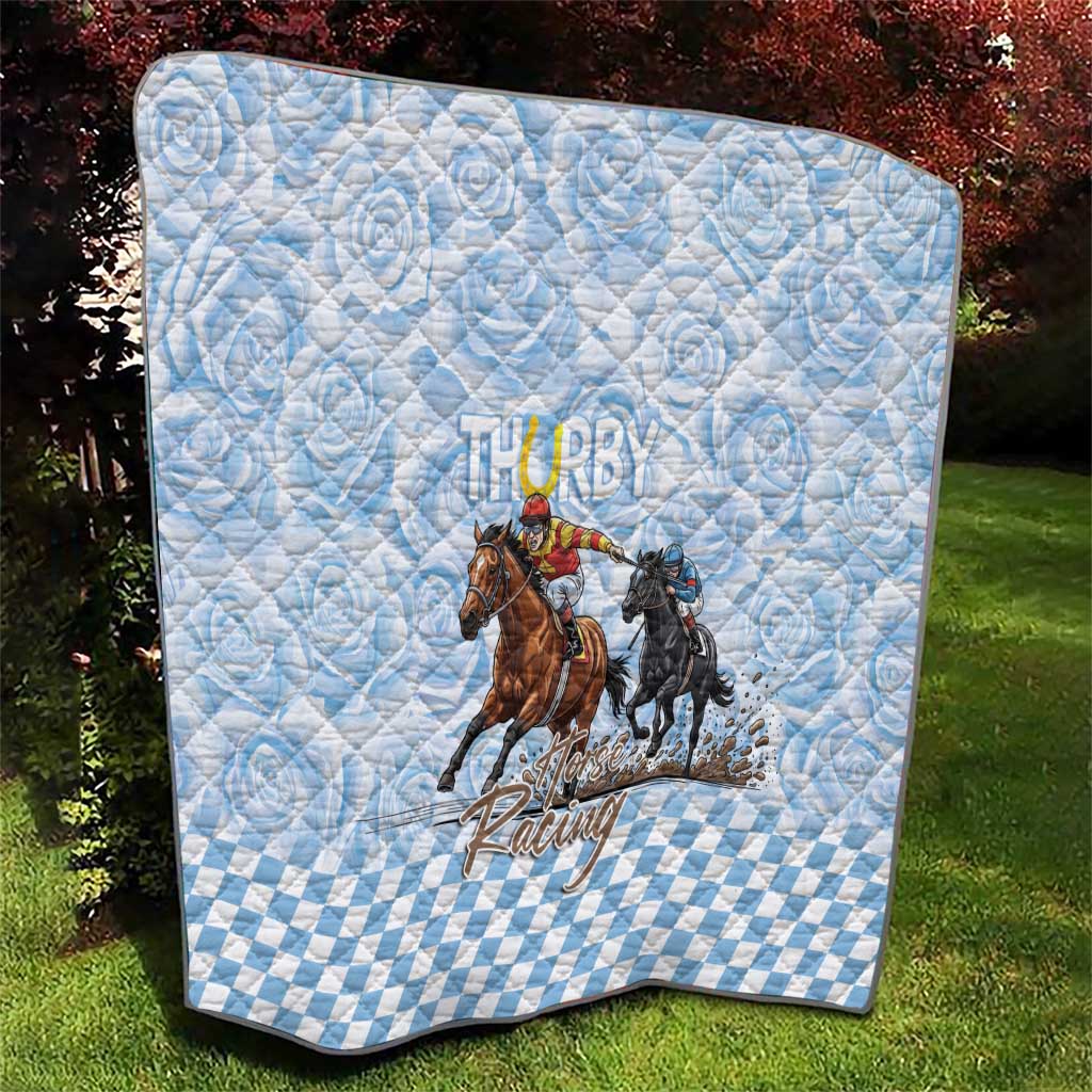 Kentucky Horse Racing Thurby Quilt