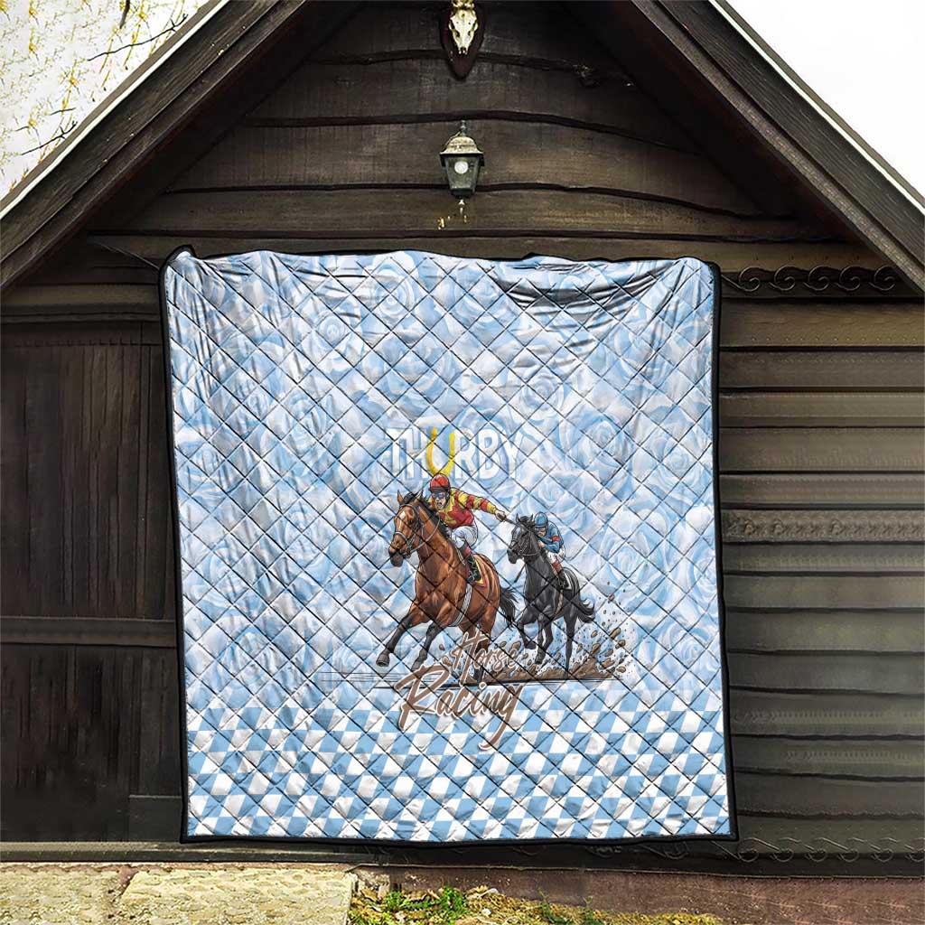 Kentucky Horse Racing Thurby Quilt