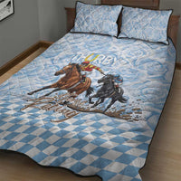 Kentucky Horse Racing Thurby Quilt Bed Set