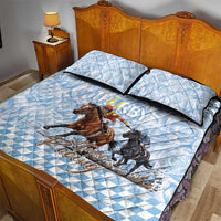 Kentucky Horse Racing Thurby Quilt Bed Set
