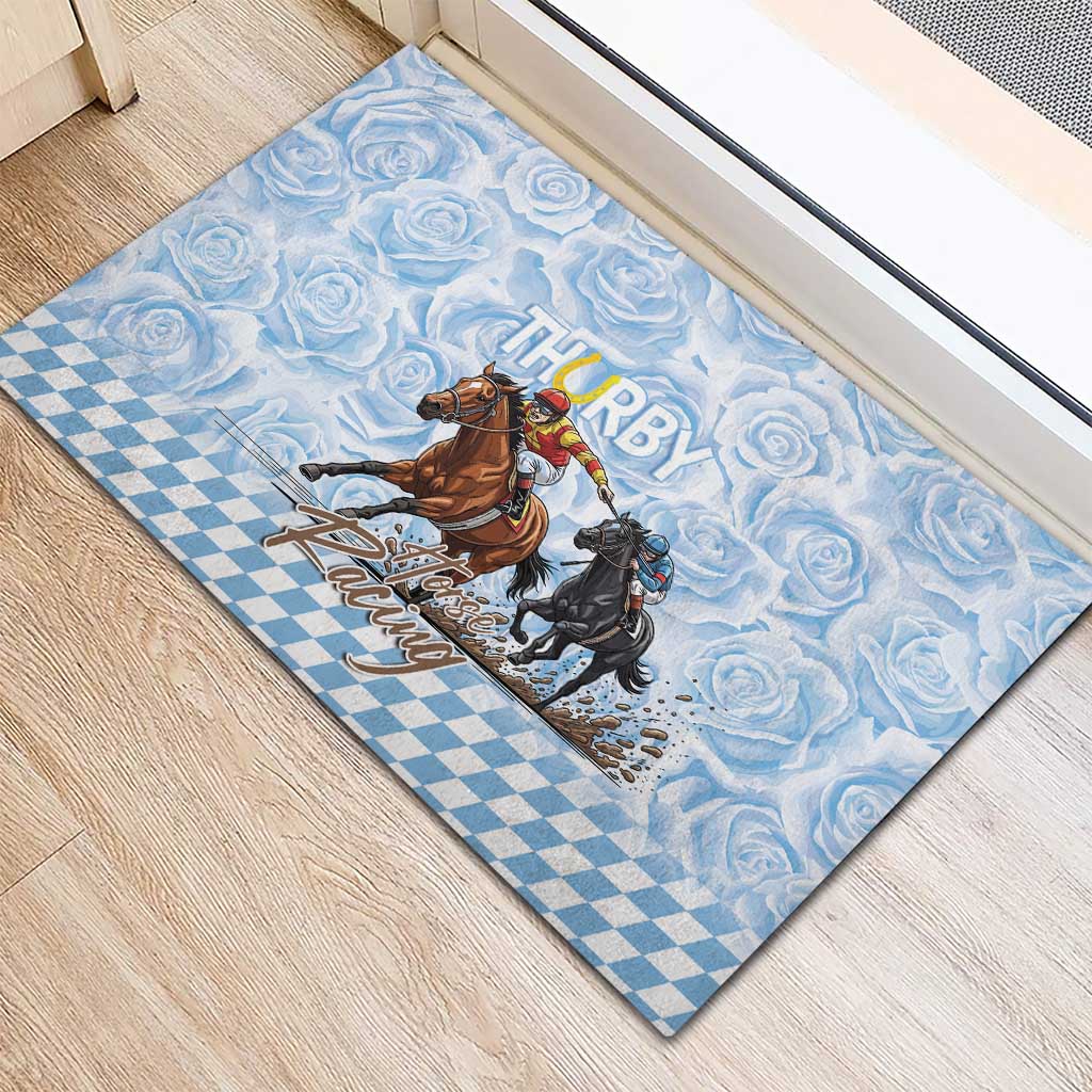 Kentucky Horse Racing Thurby Rubber Doormat