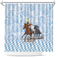 Kentucky Horse Racing Thurby Shower Curtain