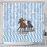 Kentucky Horse Racing Thurby Shower Curtain