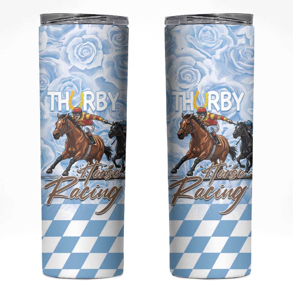 Kentucky Horse Racing Thurby Skinny Tumbler