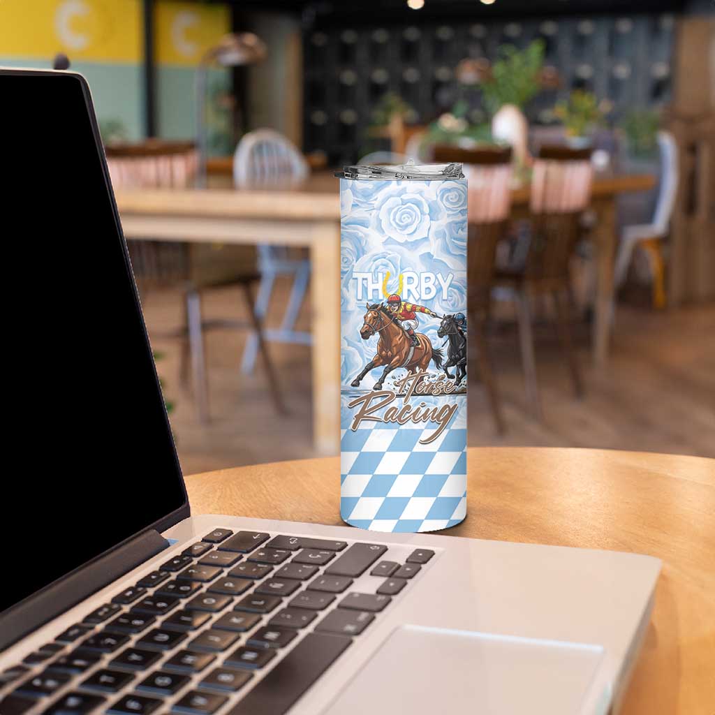 Kentucky Horse Racing Thurby Skinny Tumbler