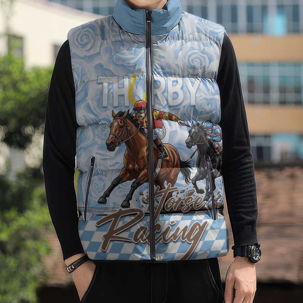Kentucky Horse Racing Thurby Sleeveless Puffer Jacket