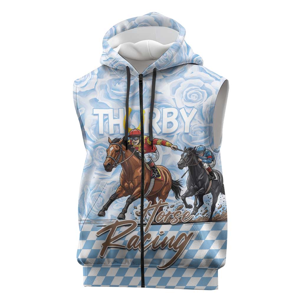 Kentucky Horse Racing Thurby Sleeveless Zip Hoodie